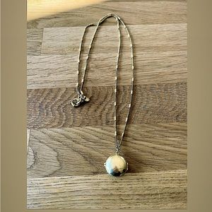 J Crew 32” Locket Necklace in Gold - Unworn